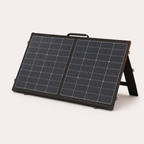 Foldable solar panel, 200W, dark blue monocrystalline cells — MobyGrid